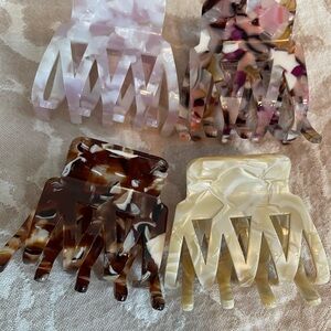 Elegant Multi-Color Hair Claw Set from TJ Maxx